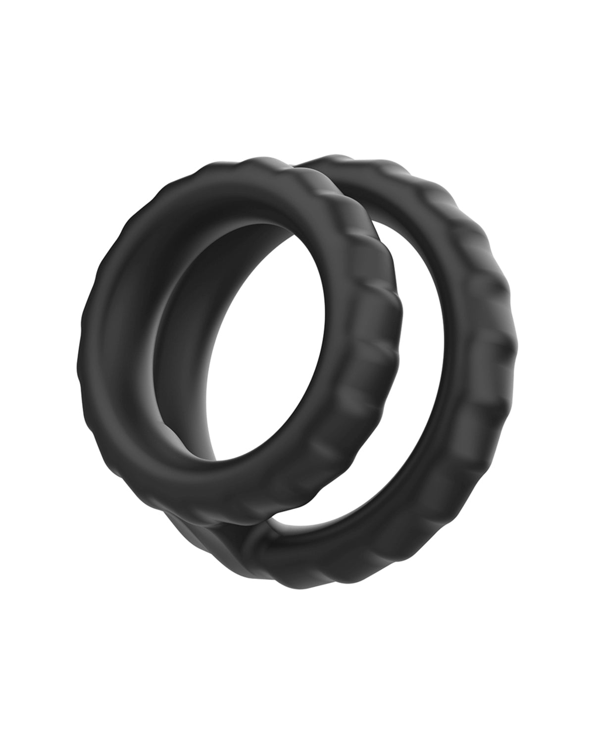 Intense Dewey podwójny silikonowy pierścień na penisa i mosznę