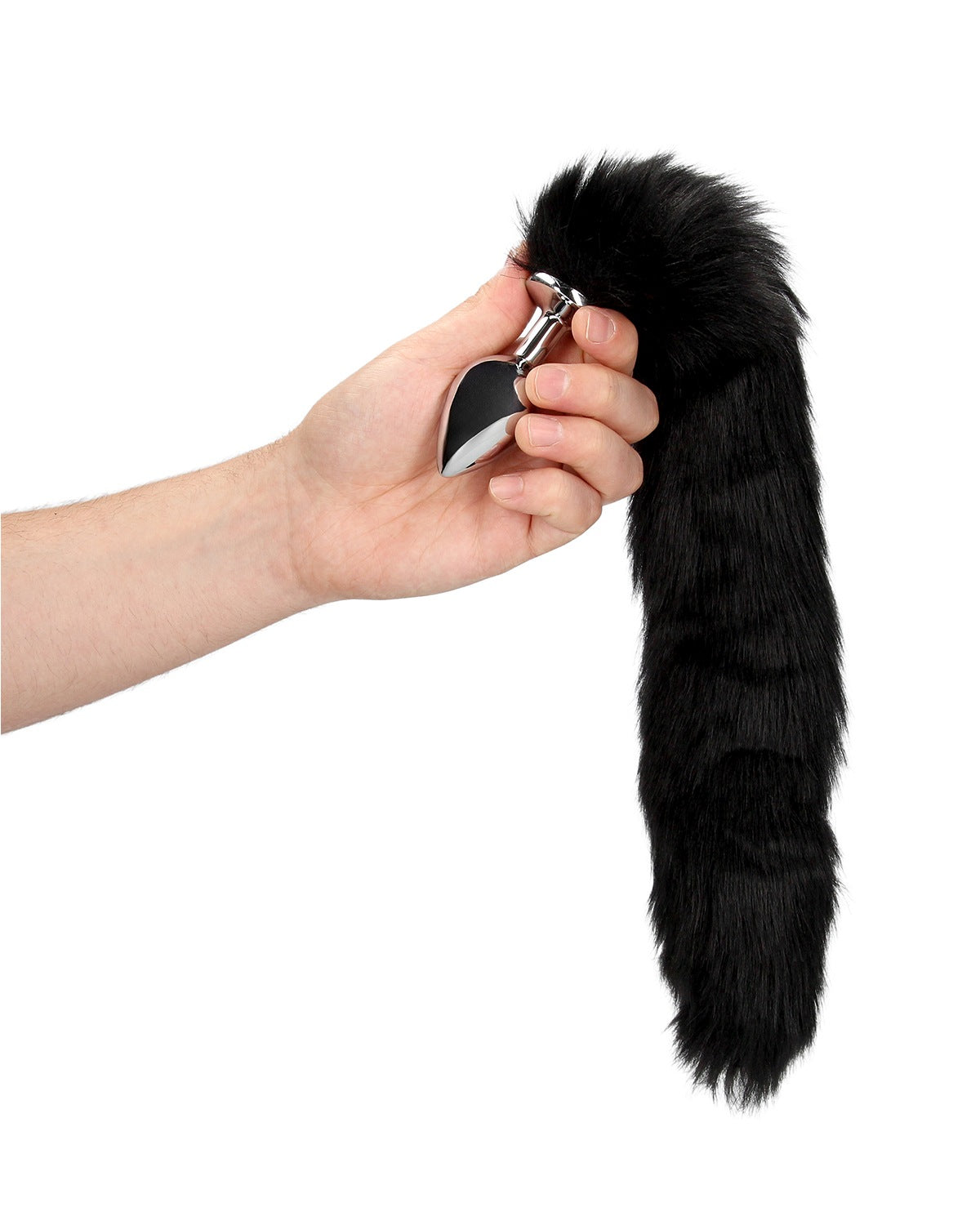 Korek analny z ogonem lisa Ouch! Fox Tail Plug Black