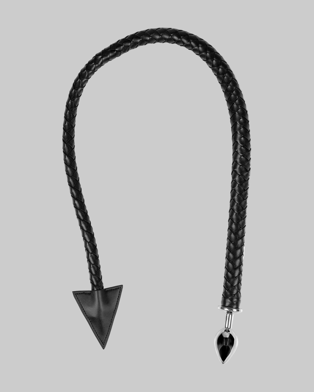 Korek analny zakończony pejczem w kształcie diabelskiego ogona