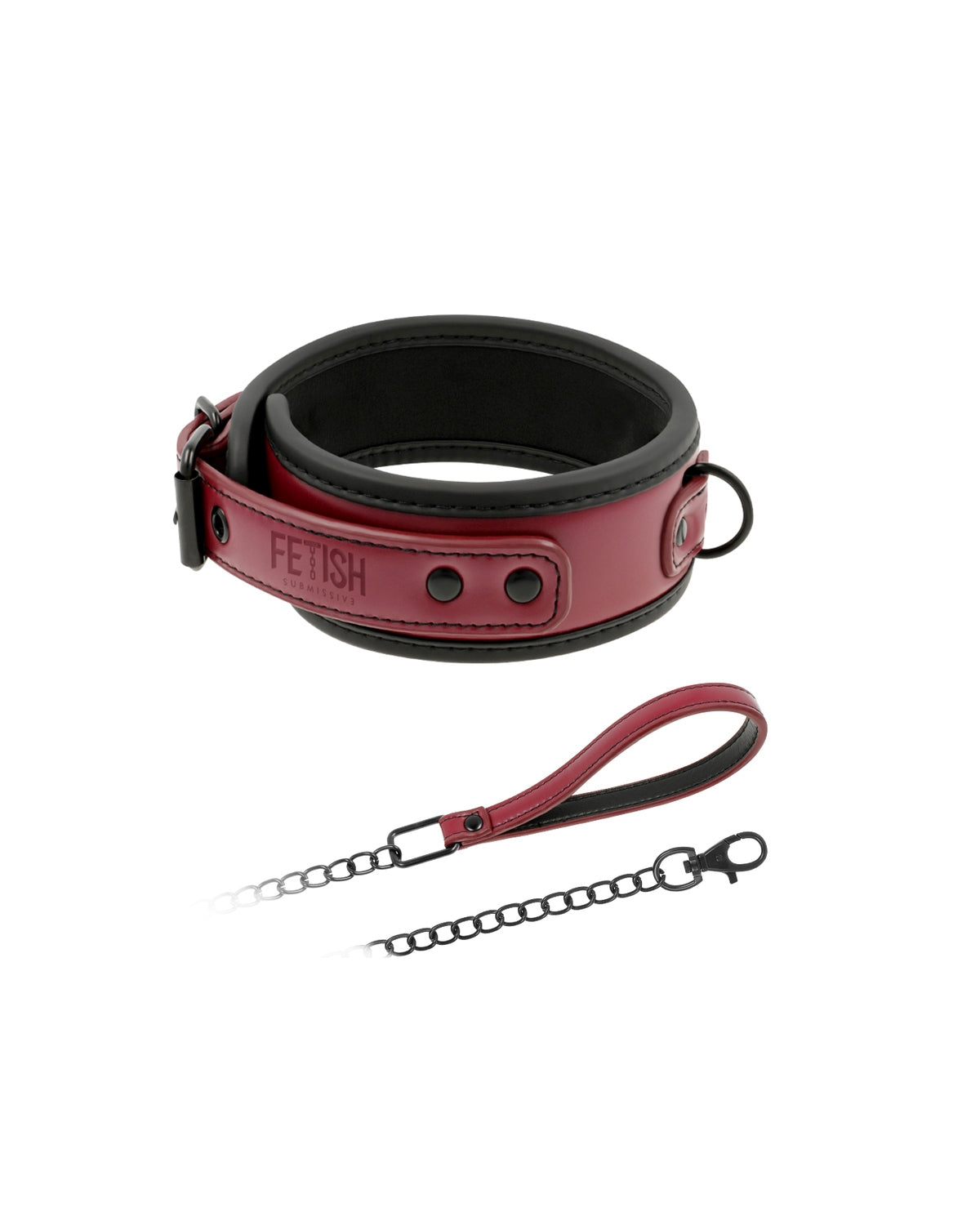 Obroża erotyczna ze smyczą Dark Room Collar with Leash