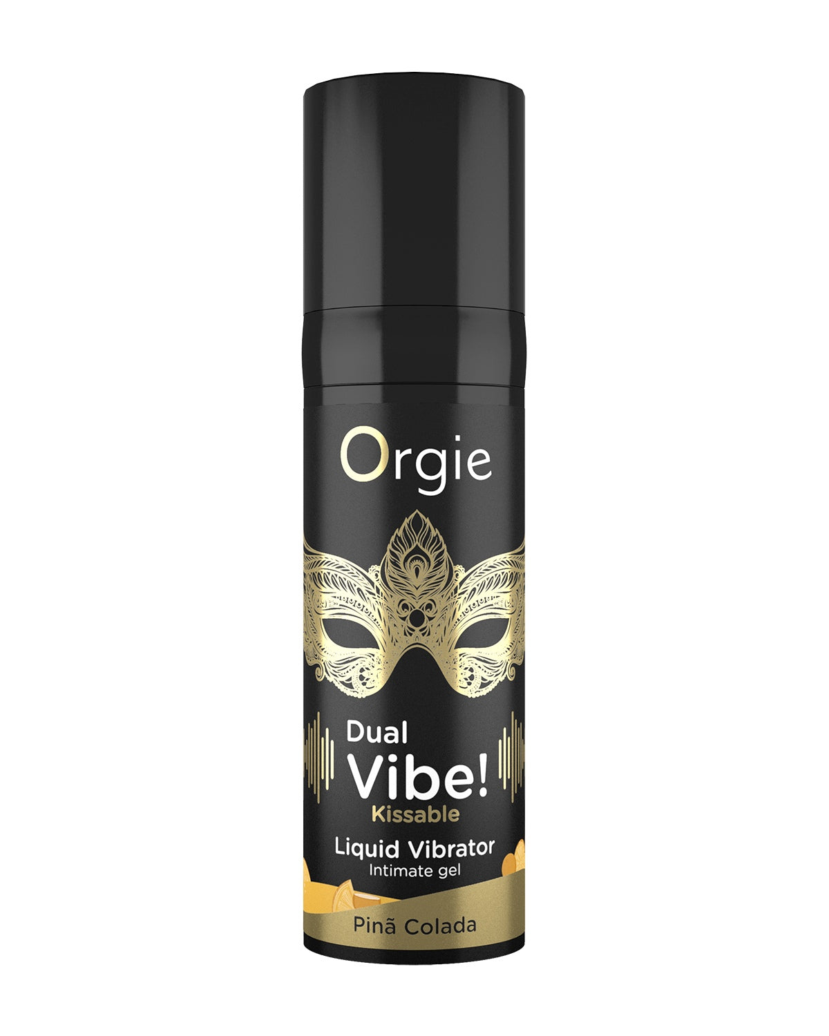 Orgie Dual Vibe! Pinã Colada wibrator w płynie do seksu oralnego o smaku koktajlu Pina Colada