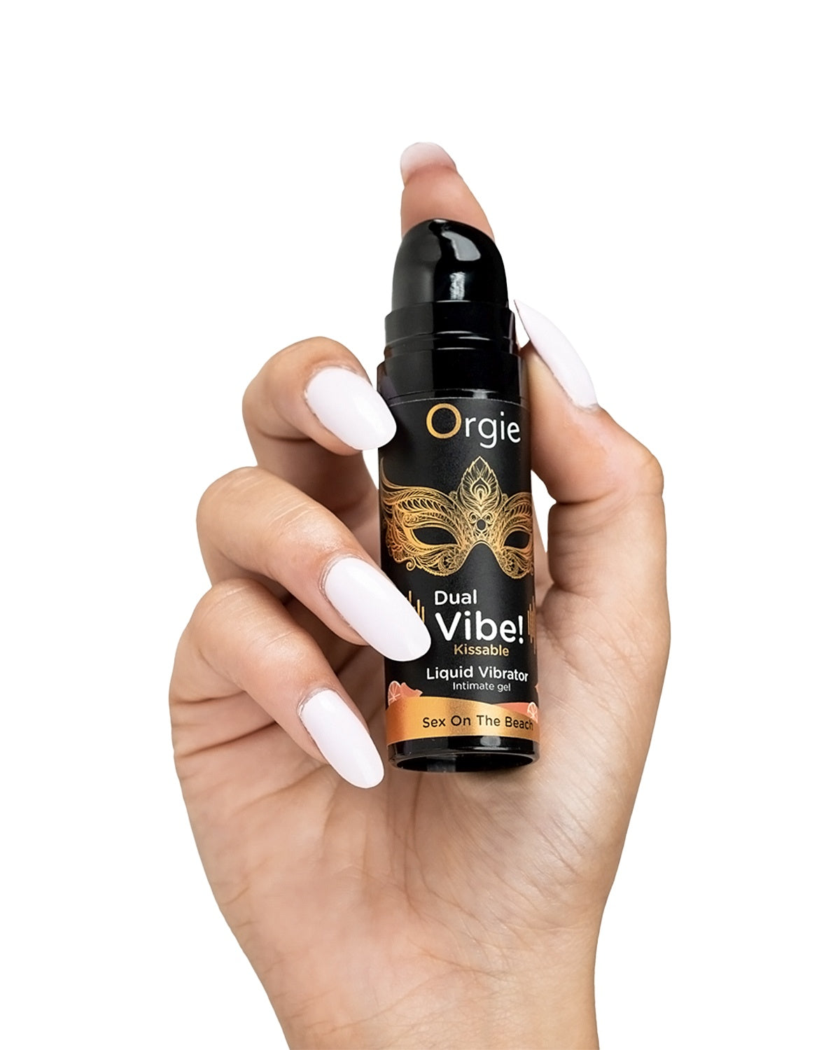 Orgie Dual Vibe! Sex On The Beach wibrator w płynie do seksu oralnego o smaku koktajlu Sex On The Beach