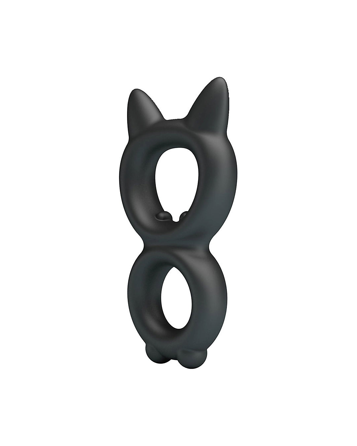 Podwójny pierścień erekcyjny w kształcie kota Crazy Bull Toran Cock Ring