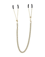 Virgite Golden V Chain Nipple Clamps regulowane klamerki na sutki