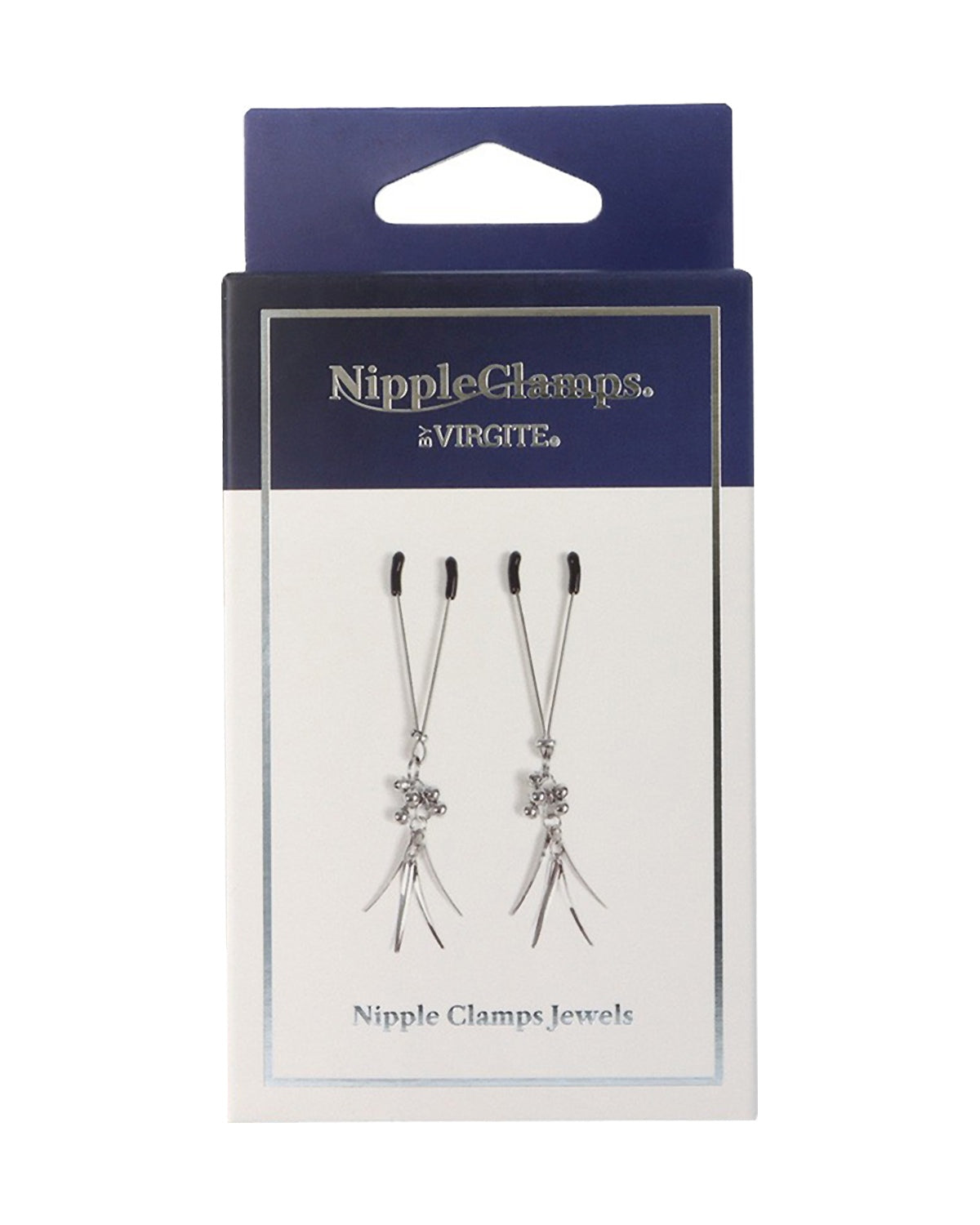 Virgite Metallic Bloom Nipple Clamps regulowane klamerki na sutki z ozdobami