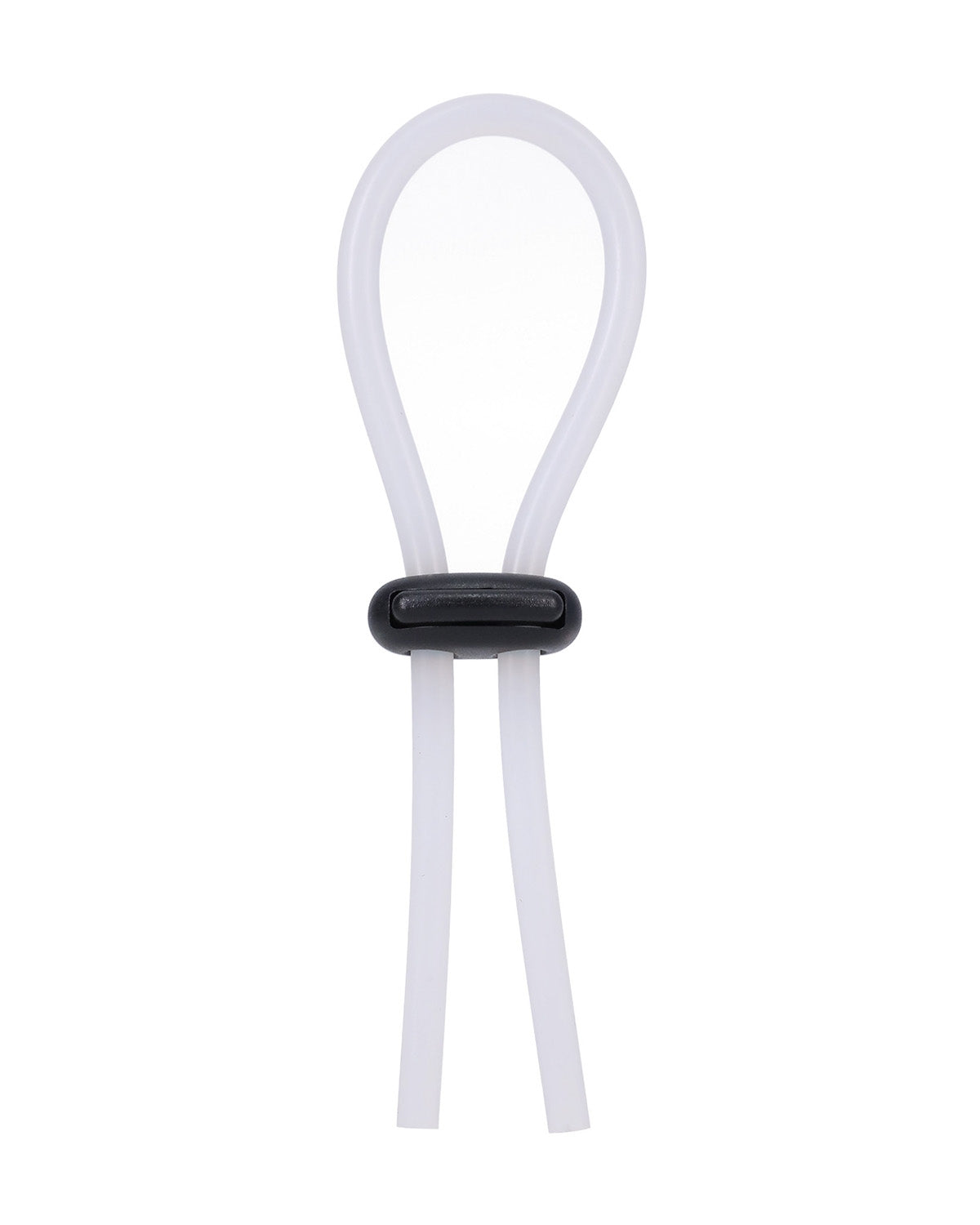 Regulowany silikonowy pierścień erekcyjny Doc Johnson Lasso Double Lock Transparent