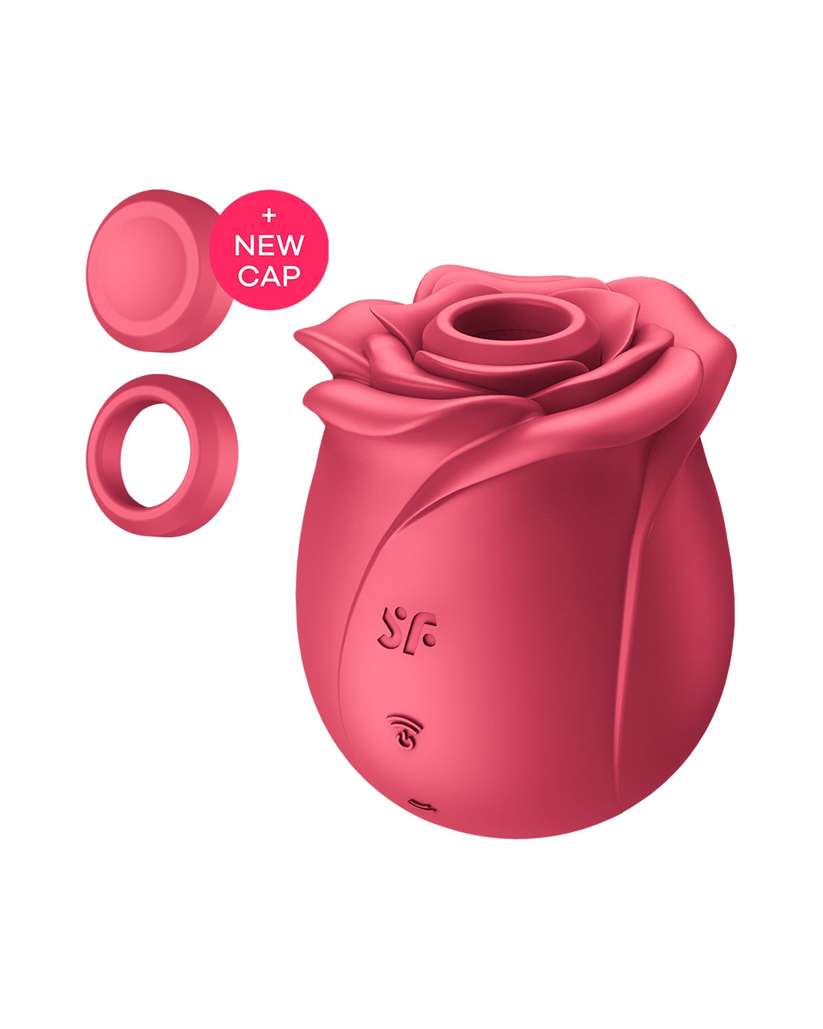 Stymulator łechtaczki bezdotykowy z Air Pulse i wymienną nakładką Satisfyer Pro 2 Classic Rose