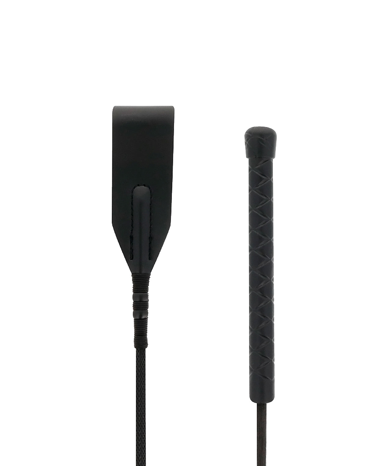 Szpicruta do BDSM z końcówką ze skóry naturalnej