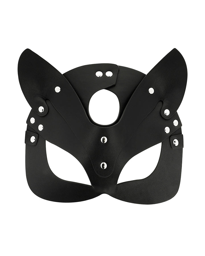 Coquette Chic Mask with Cat Ears maska z uszami kota czarna