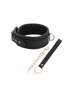 Coquette Chic Vegan Leather Collar obroża erotyczna ze smyczą