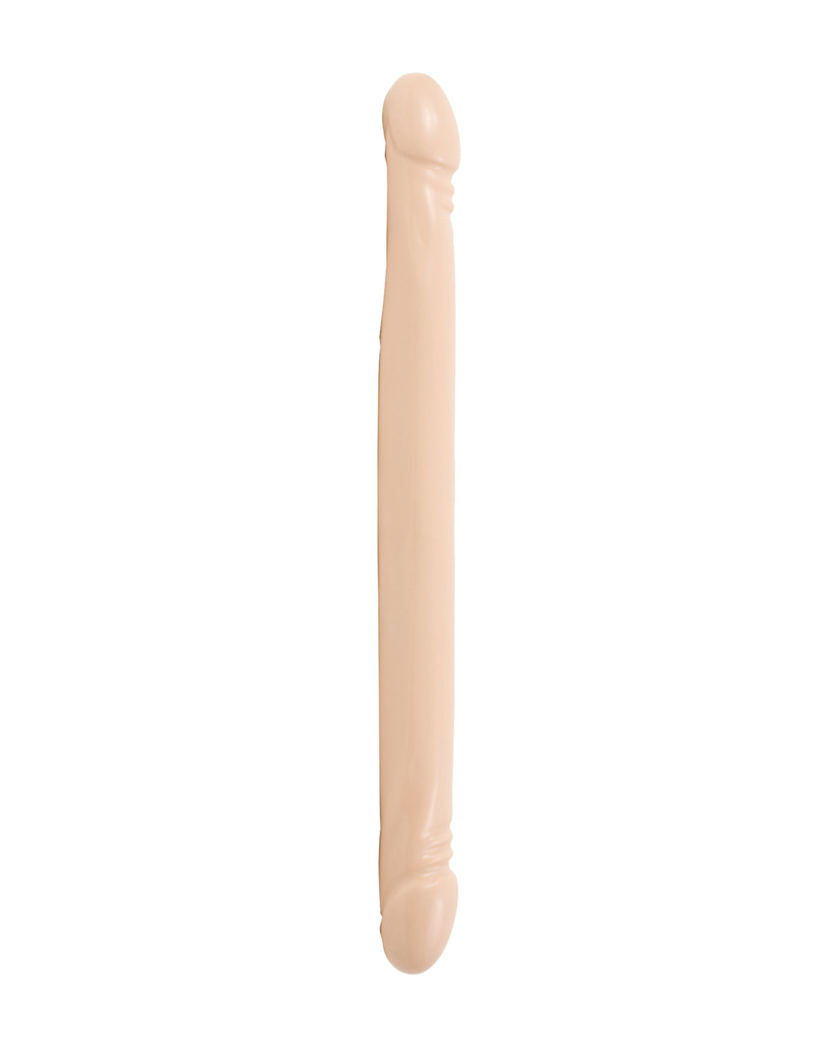 Doc Johnson Double Header Smooth dwustronne dildo beżowe 44 cm