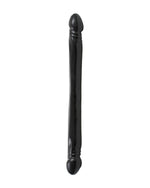 Doc Johnson Double Header Smooth dwustronne dildo czarne 44 cm