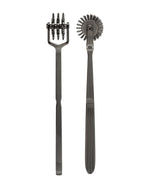 Doc Johnson Spike Solid Metal Pinwheel 3 Wheels radełko Wartenberga z trzema kółeczkami