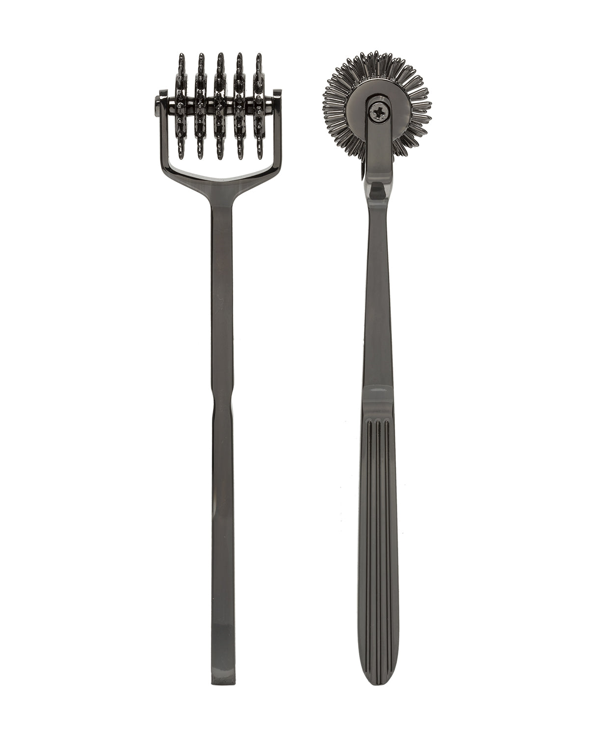 Doc Johnson Spike Solid Metal Pinwheel 5 Wheels radełko Wartenberga z pięcioma kółeczkami