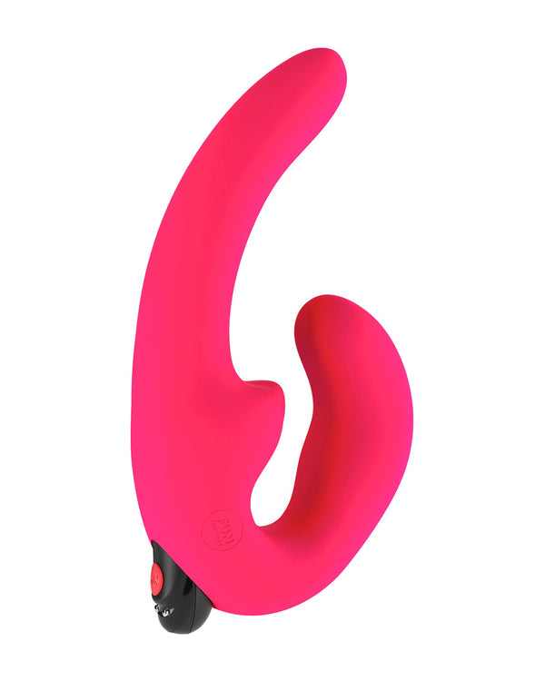 Fun Factory Sharevibe strap-on z wibracjami różowy