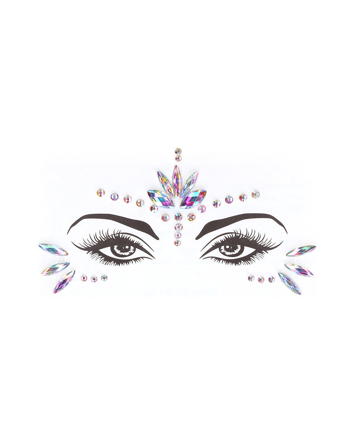 Kryształki do zdobienia twarzy Dazzling Eye Contact Bling Sticker