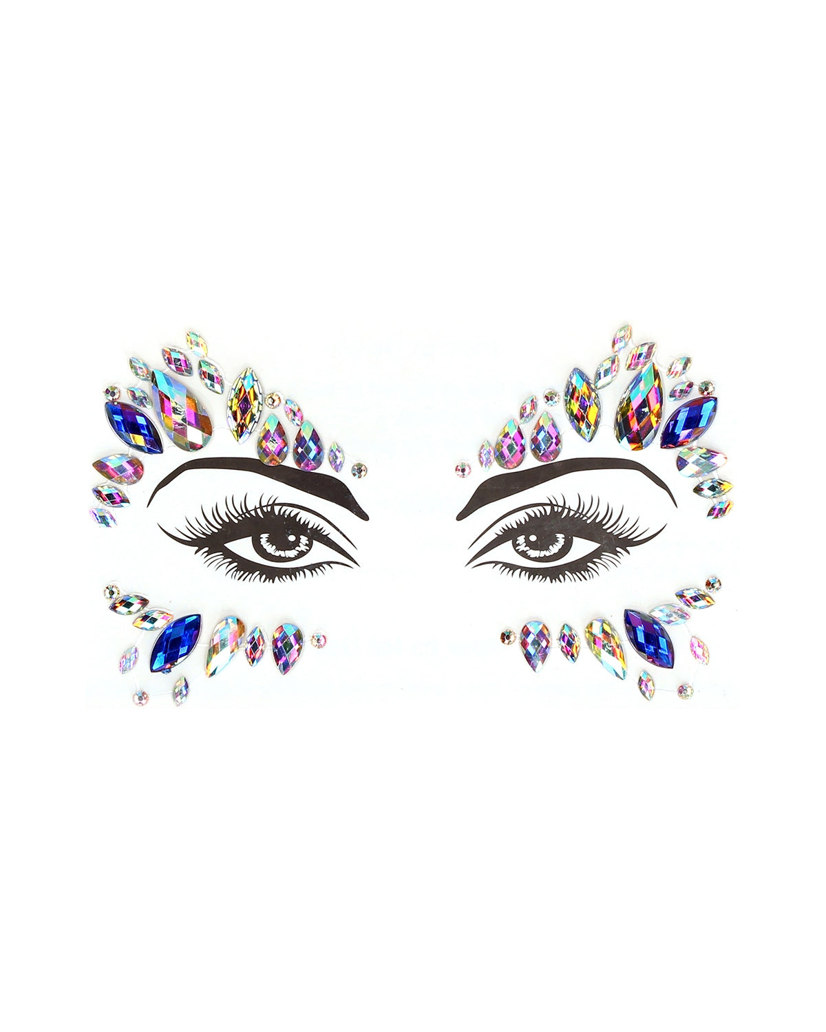 Kryształki do zdobienia twarzy Dazzling Eye Sparkle Bling Sticker