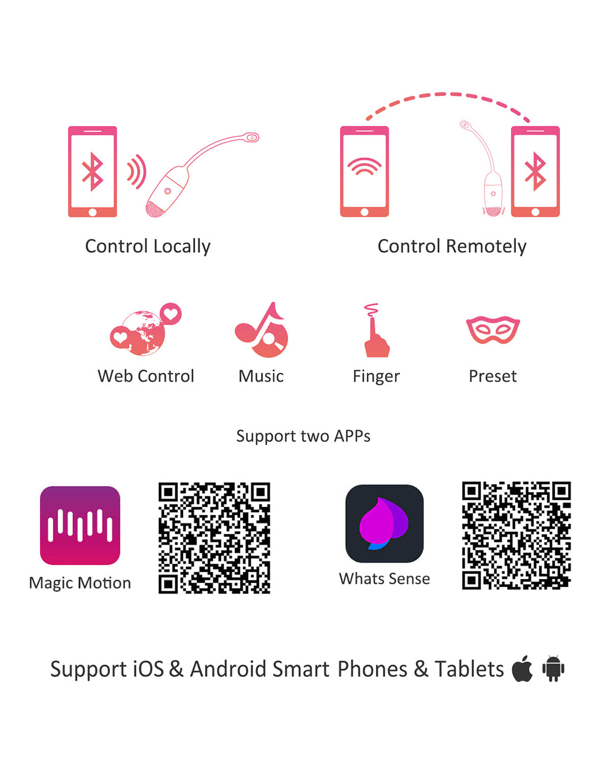 Magic Motion Vini App Controlled Love Egg wibrujące jajko z aplikacją na smartfona