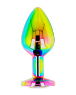 Metalowy korek analny rozmiar M Anal Plug Iridescent Circle