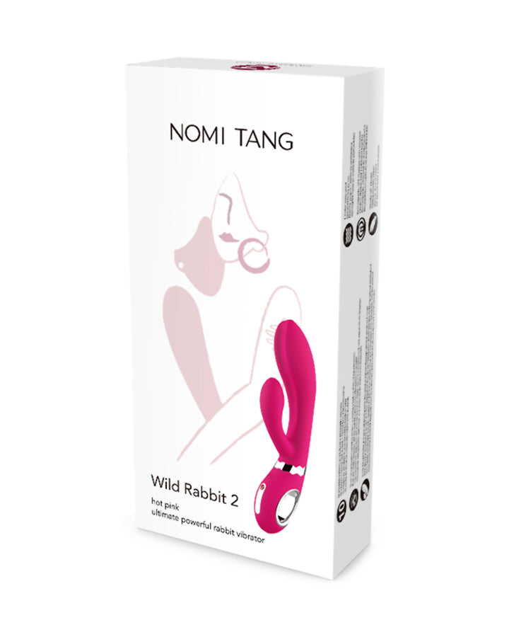 Nomi Tang Wild Rabbit 2 wibrator króliczek różowo-srebrny
