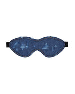 Ouch! Denim Eye Mask dżinsowa opaska na oczy niebieska