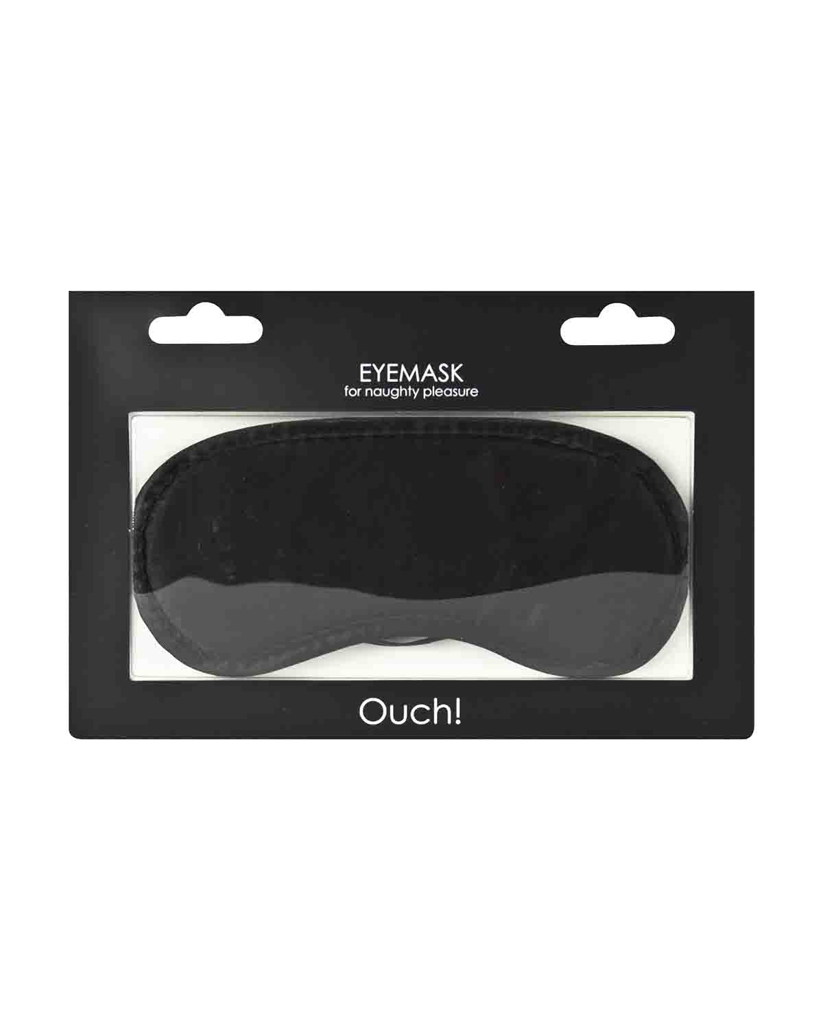 Ouch! Soft Eyemask satynowa maska na oczy czarna