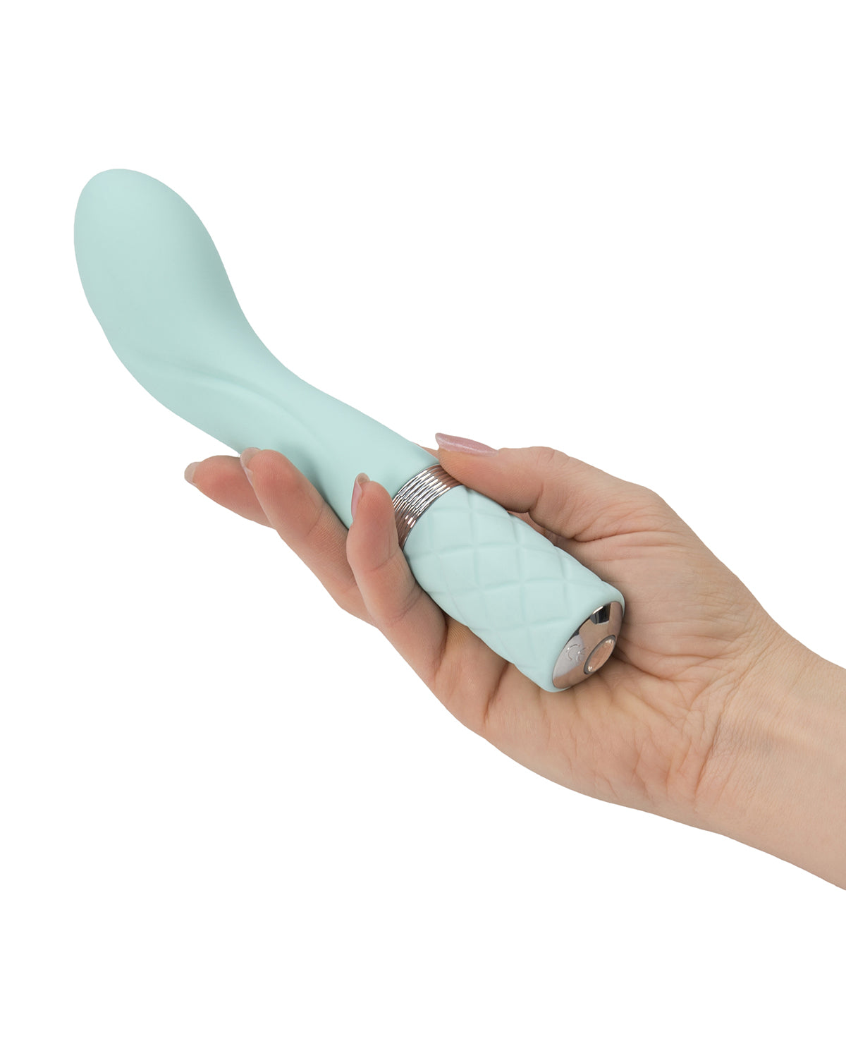 Pillow Talk Sassy wibrator punktu G z kryształkami Swarovskiego miętowy