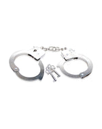 Pipedream Beginner's Metal Cuffs metalowe kajdanki dla początkujących srebrne