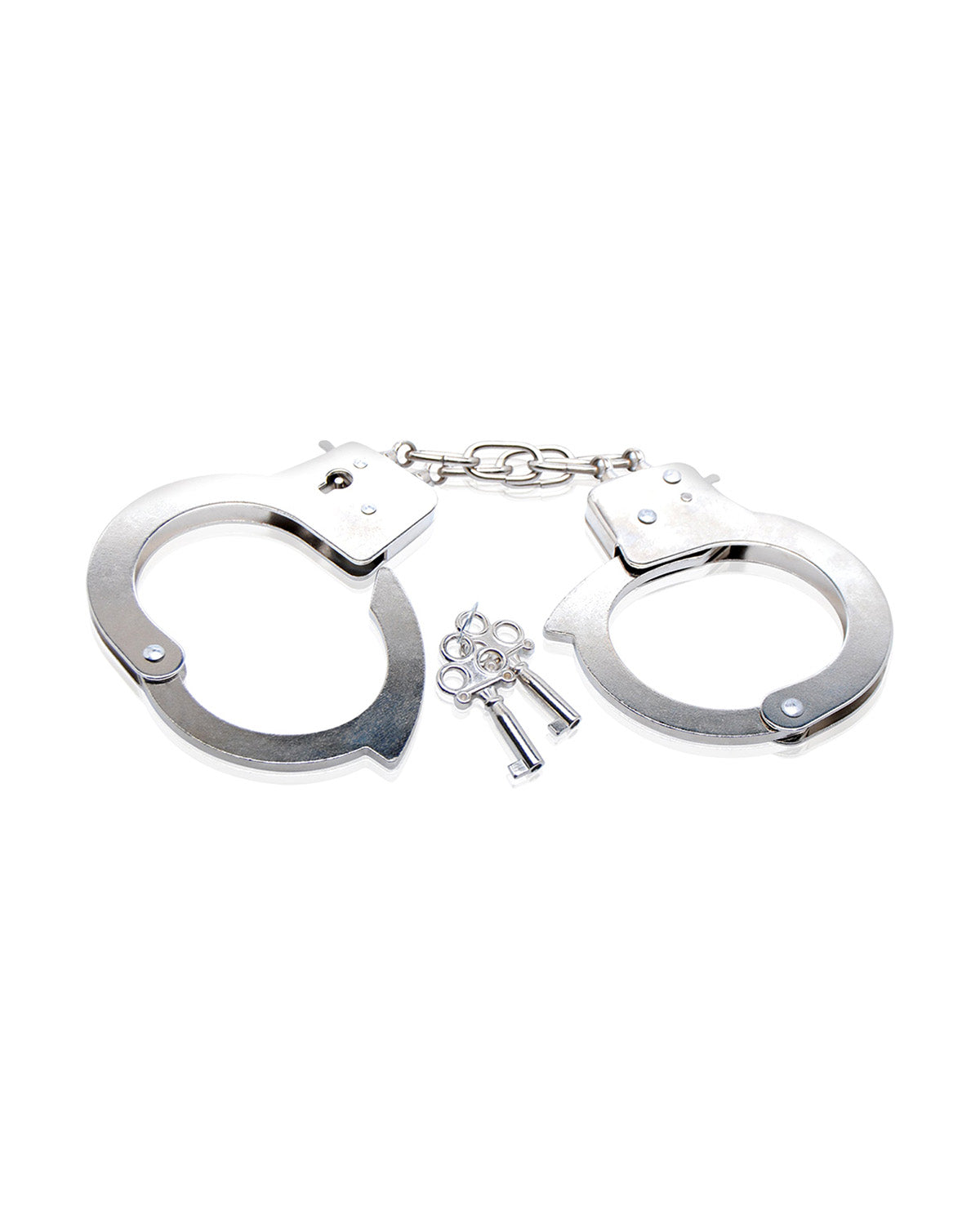Pipedream Beginner's Metal Cuffs metalowe kajdanki dla początkujących srebrne