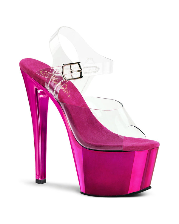 Sandały na platformie Sky-308 Clr/H. Pink Chrome