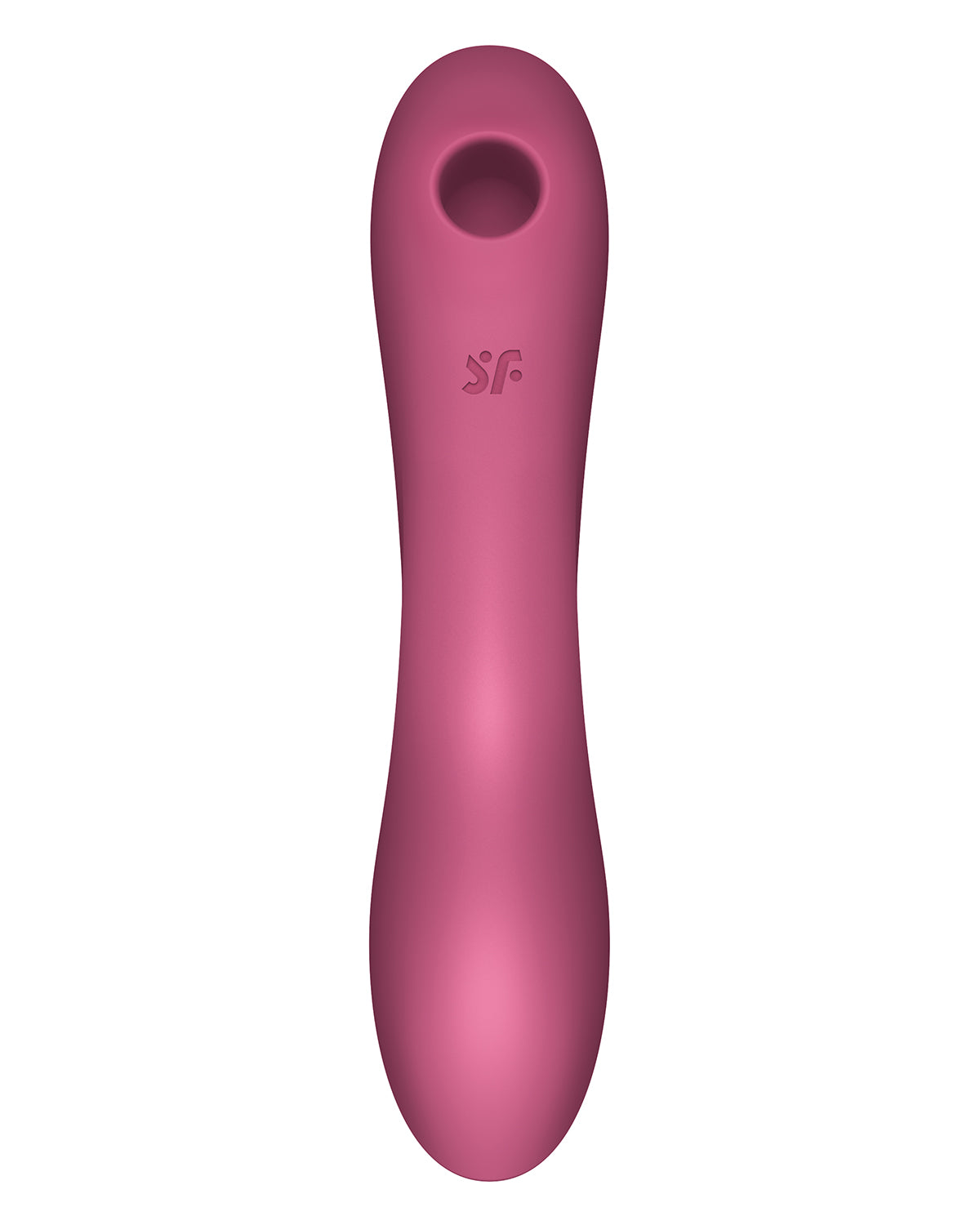 Satisfyer Curvy Trinity 3 bezdotykowy masażer łechtaczki i wibrator punktu G bordowy