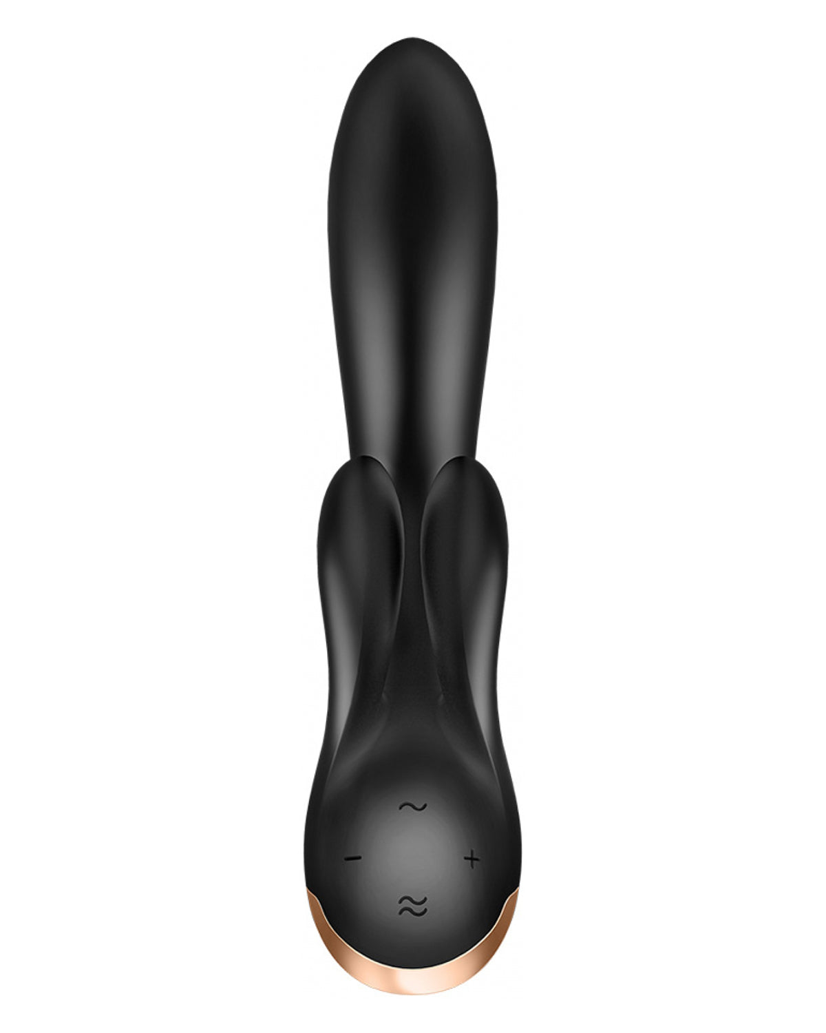 Satisfyer Double Flex wibrator króliczek z aplikacją na smartfona czarny