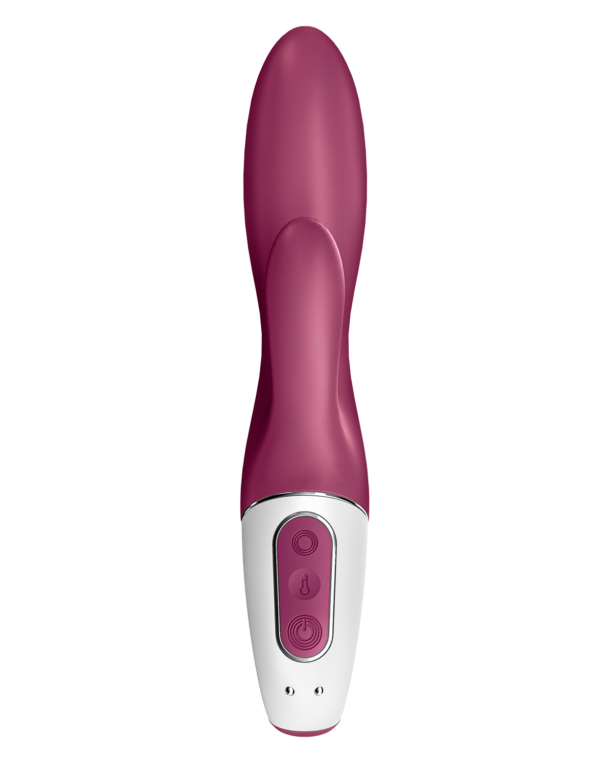 Satisfyer Heated Affair wibrator króliczek z aplikacją na smartfona bordowy