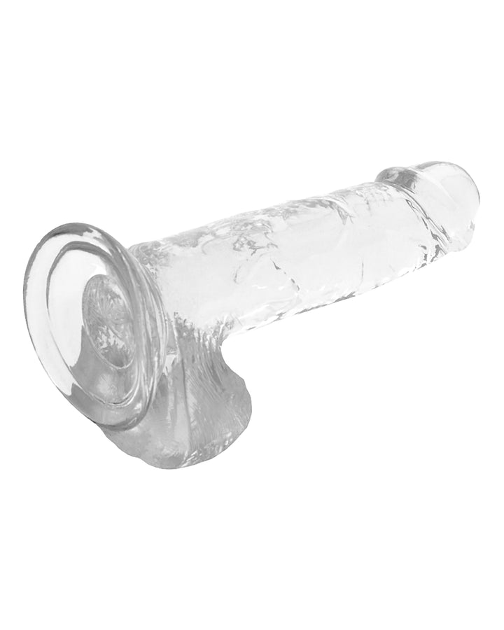 XRAY Clear Cock with Balls transparentne dildo 20 cm x 4.5 cm