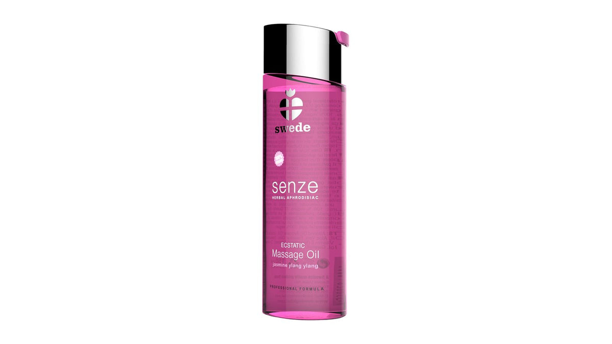 Swede Senze Massage Oil olejek do masażu jaśmin i ylang ylang 75 ml – przykład do poradnika: olejki do masażu erotycznego