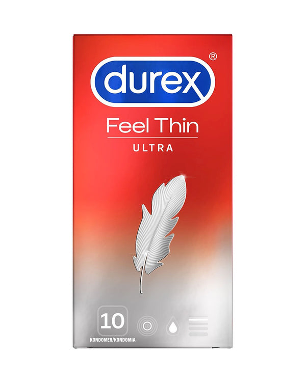 Durex Feel Thin supercienkie prezerwatywy 10 sztuk