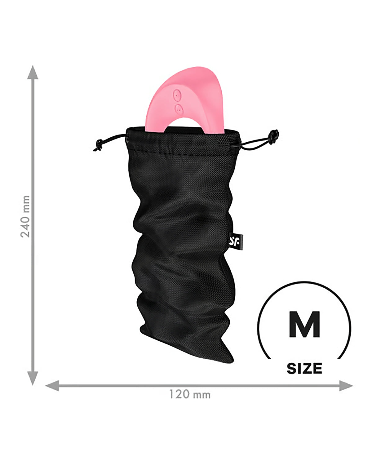 Elegancki woreczek do przechowywania zabawek erotycznych Satisfyer Treasure Bag M
