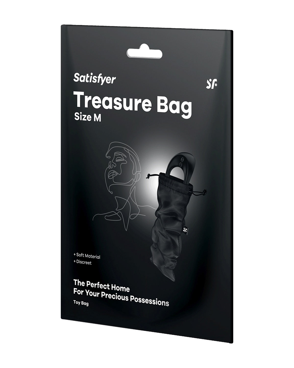 Elegancki woreczek do przechowywania zabawek erotycznych Satisfyer Treasure Bag M