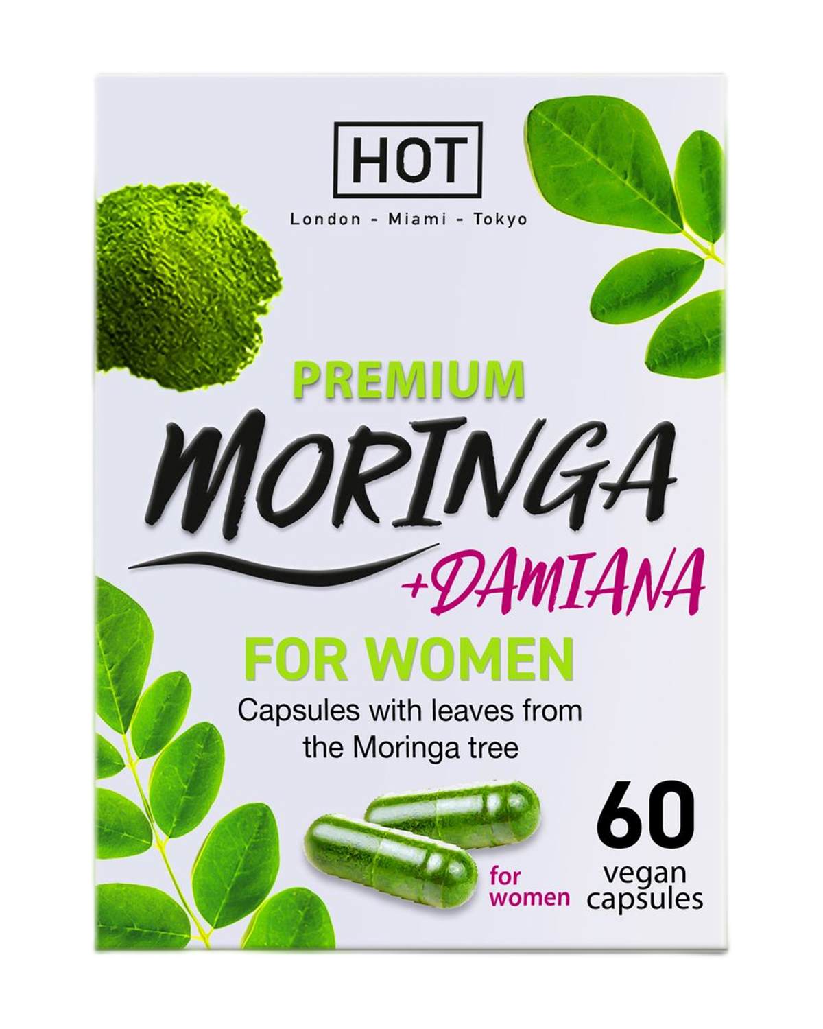 HOT Moringa Libido Power Caps kapsułki na libido dla kobiet