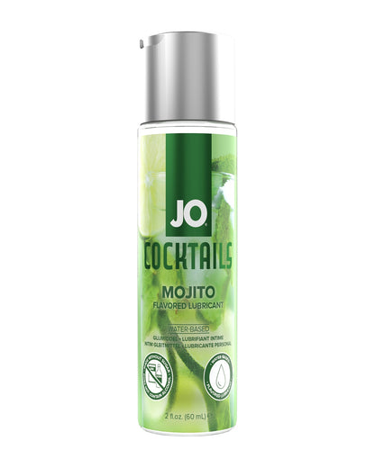 JO Cocktails Mojito lubrykant wodny 60 ml - przód butelki z etykietą