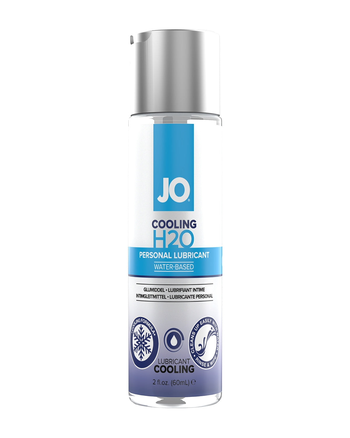 JO H2O Cooling lubrykant chłodzący w butelce 60 ml - wodny, z efektem chłodzenia