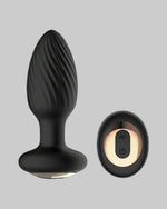 Korek analny INTOYOU Drago z pilotem bezprzewodowym - 2 niezależne silniki - kolor czarny