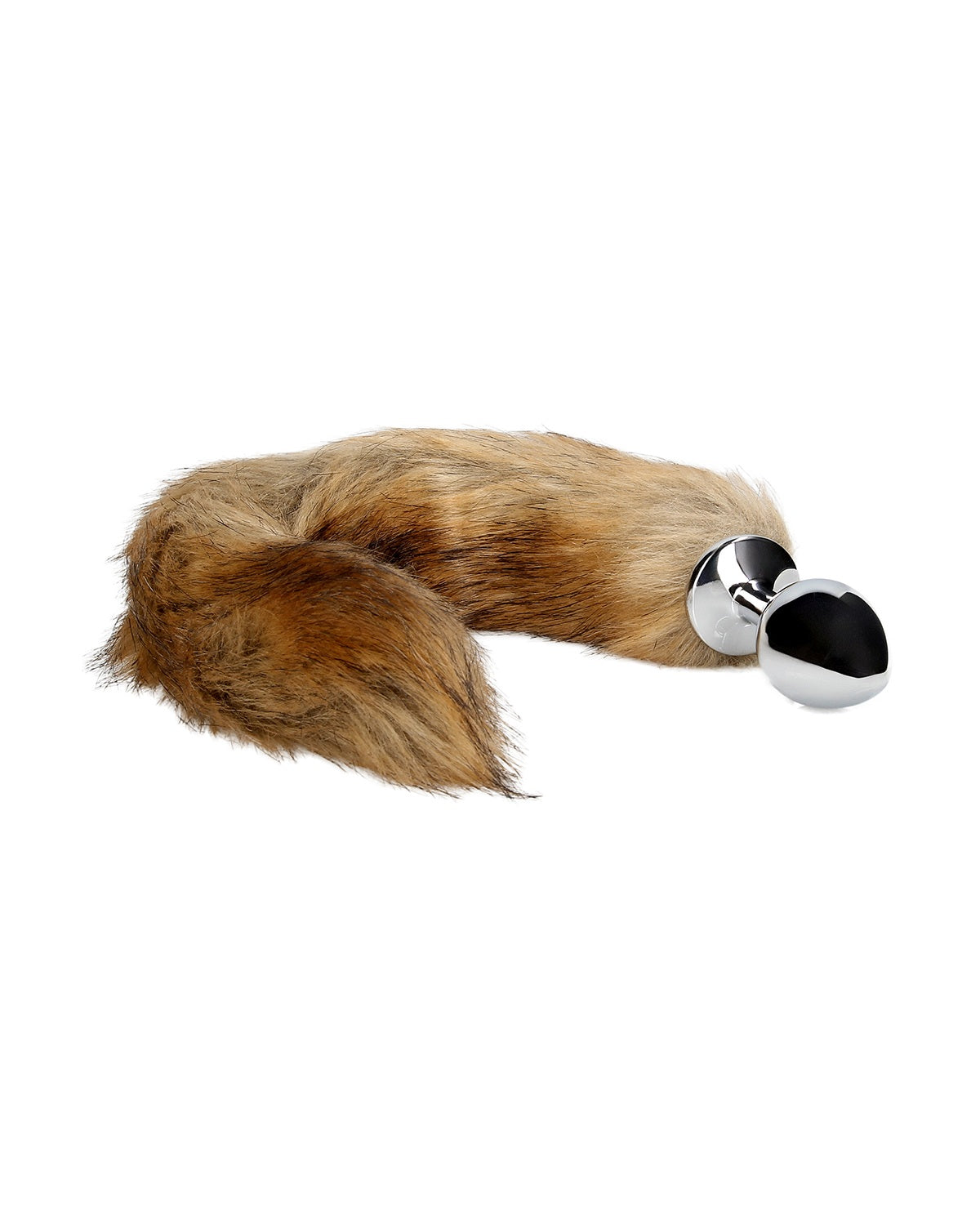 Korek analny z brązowym lisim ogonem Ouch! Fox Tail Plug Brown