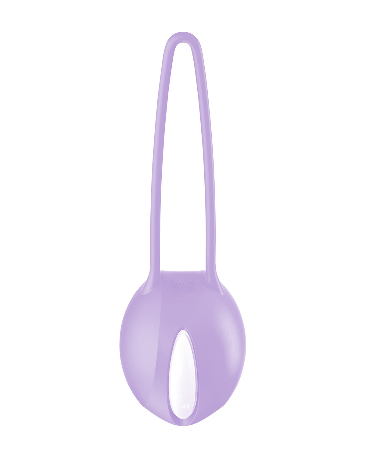 Fioletowe kulki gejszy z otworem i długim silikonowym sznurkiem do wyciągania