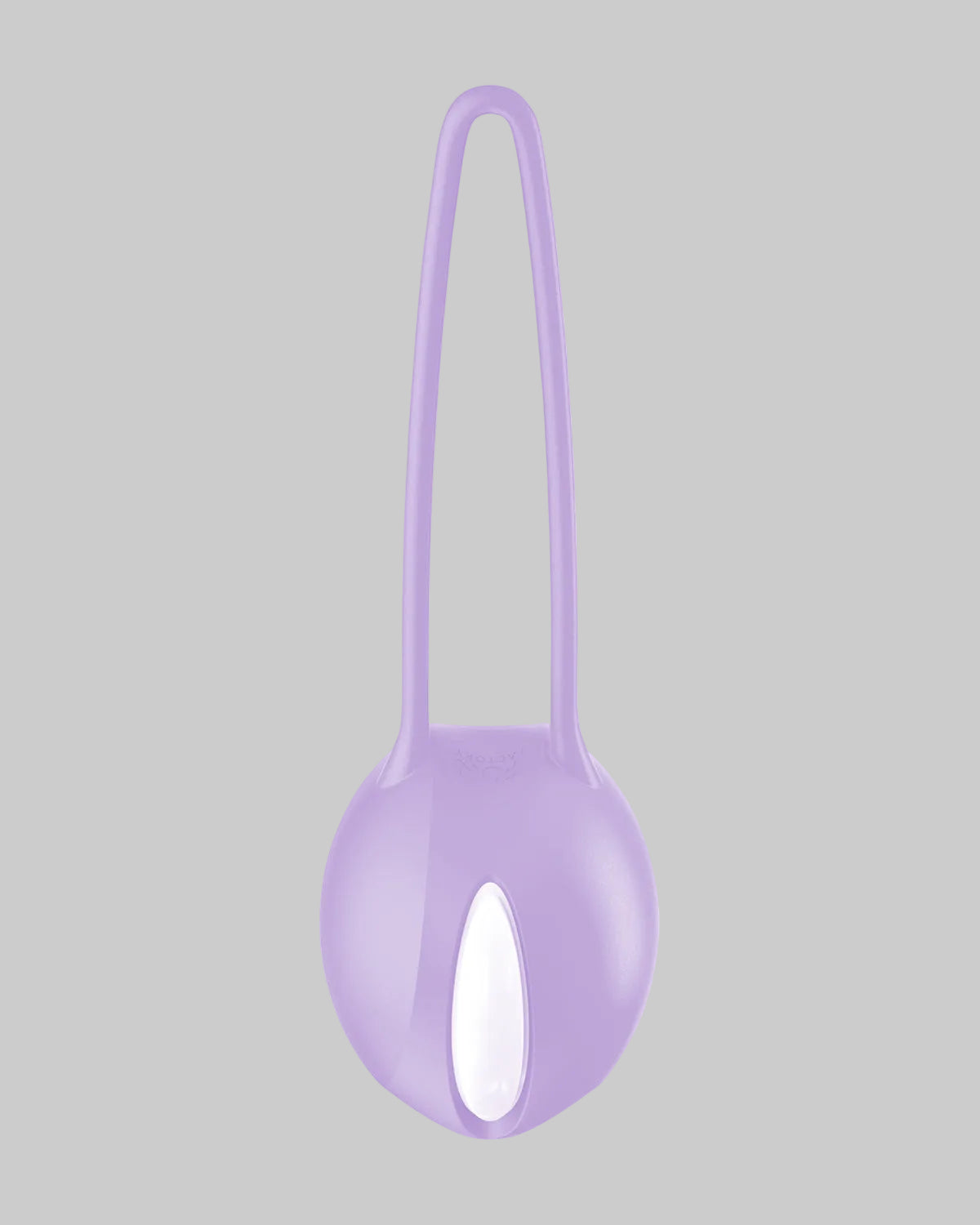 Fioletowe kulki do ćwiczeń Kegla z ergonomicznym uchwytem z miękkiego silikonu