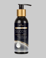 Butelka lubrykantu silikonowego Sensuva Premium 125 ml. Widok od przodu, ukazujący elegancką, czarną etykietę i złotą pompkę. Produkt klasy medycznej z oferty COCO Butik Kraków.