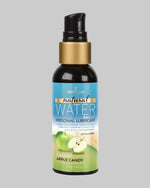 Butelka z pompką lubrykantu wodnego Sensuva Natural o smaku kandyzowanego jabłka (Apple Candy), pojemność 57 ml.