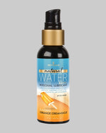 Butelka z pompką lubrykantu wodnego Sensuva Natural o smaku lodów pomarańczowych, pojemność 57 ml.