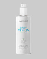 Lubrykant wodny Wicked Simply Aqua 120 ml - lekka formuła ze stewią i ekstraktem z liści oliwnych
