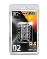 Erotyczna nakładka na penisa Stay Hard 02 w oryginalnym opakowaniu producenta Blush.